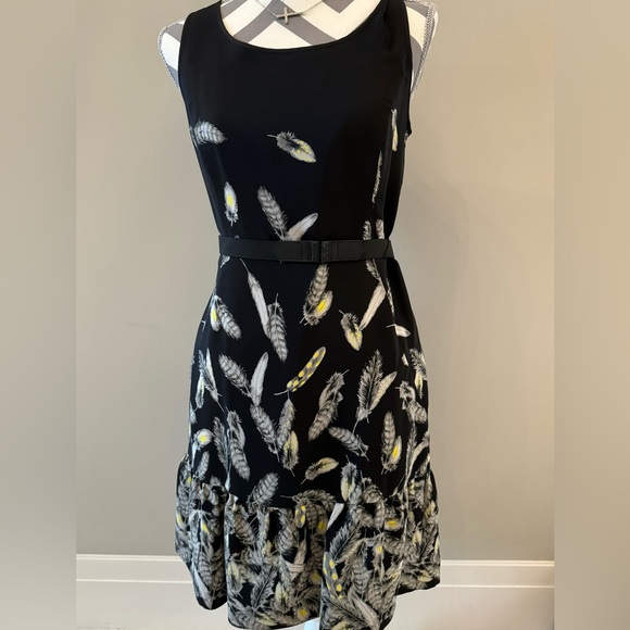 Miss Wu black feather dress - Picture 1 of 6